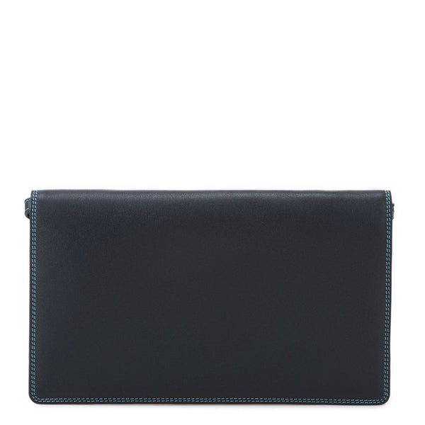 Shoulder Travel Wallet - Detachable Strap  Black/Pace front