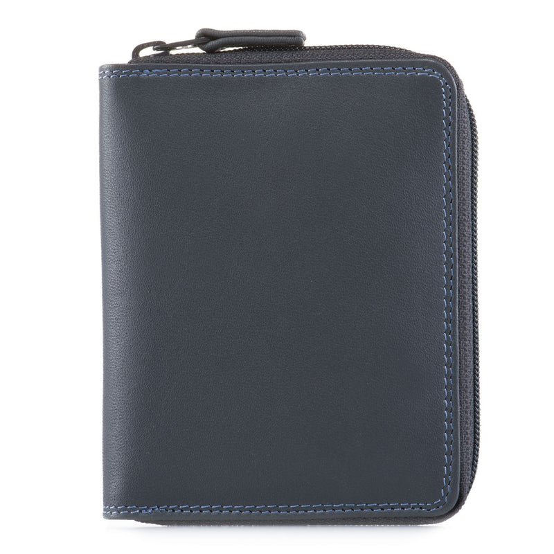 Zip Around Tray Purse Wallet (Mens) Smokey Grey front