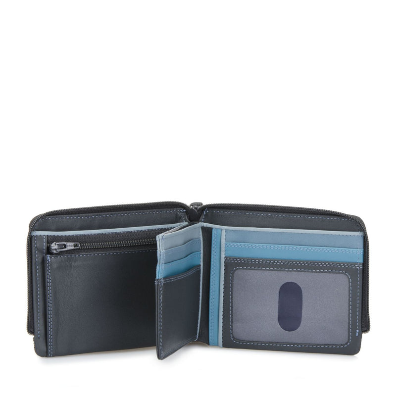 Zip Around Wallet Smokey Grey open