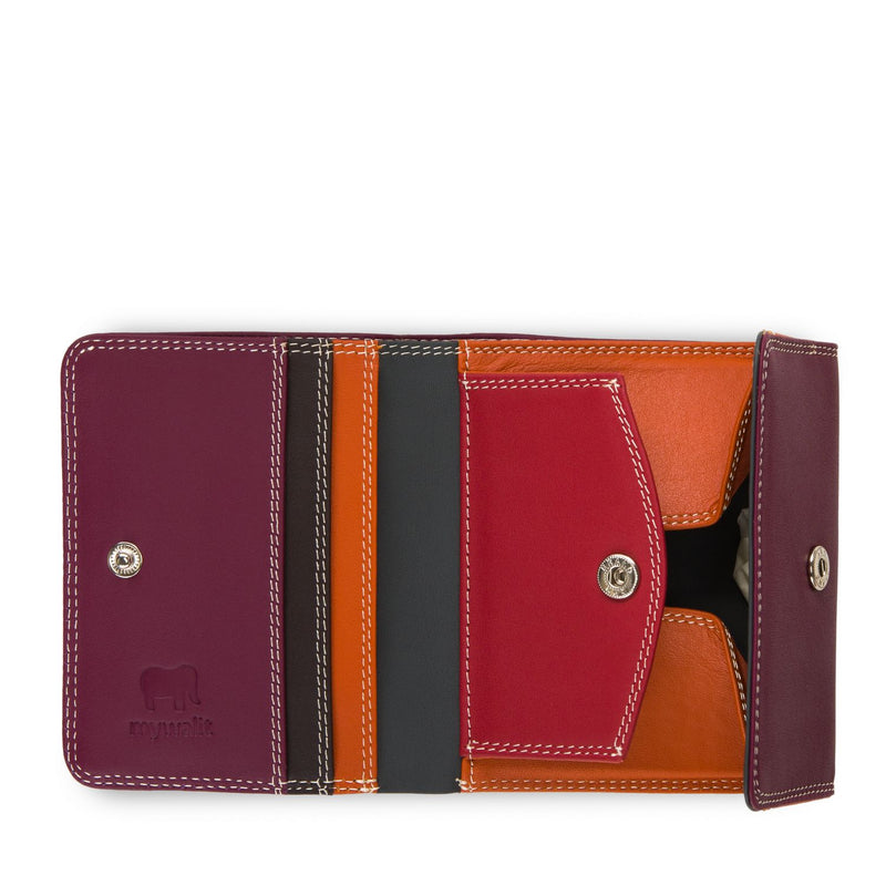 Bi-fold Wallet w/Tray Purse Chianti open-detail