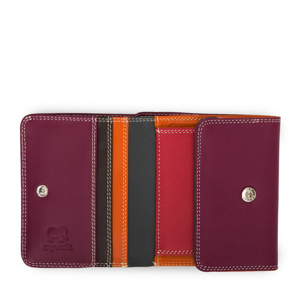 Bi-fold Wallet w/Tray Purse Chianti open