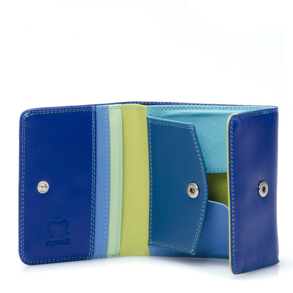 Bi-fold Wallet w/Tray Purse Seascape open