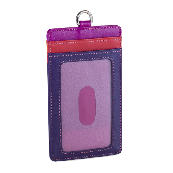 Lanyard Style CC Holder Sangria Multi back