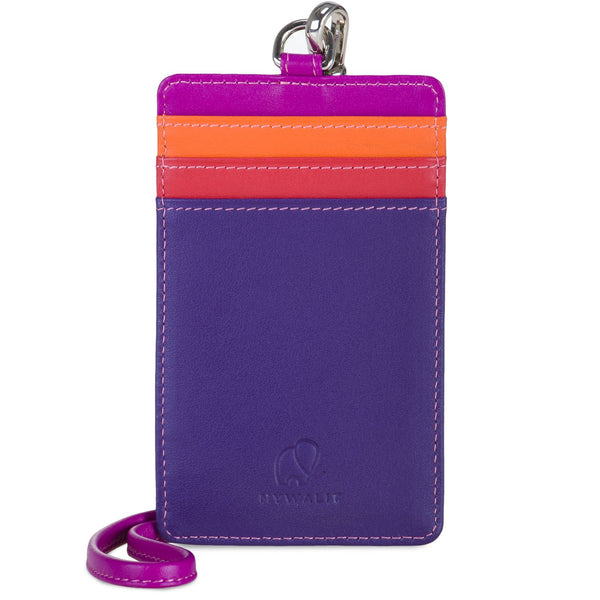 Lanyard Style CC Holder Sangria Multi front