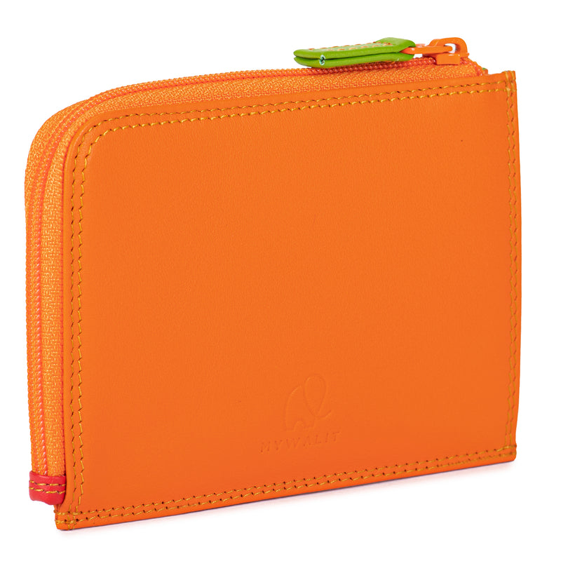 Zipped Coin Purse with C/C Holder Jamaica back