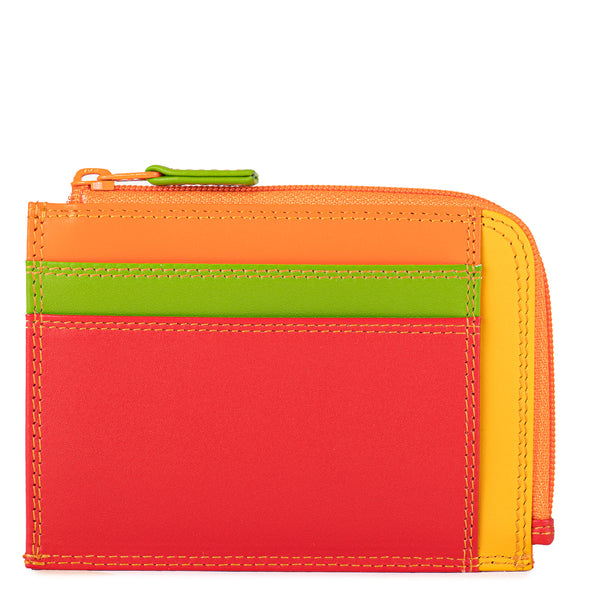 Zipped Coin Purse with C/C Holder Jamaica front