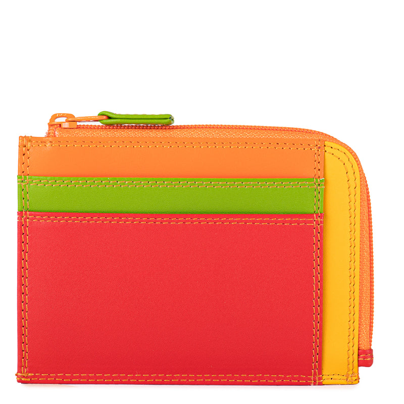 Zipped Coin Purse with C/C Holder Jamaica front