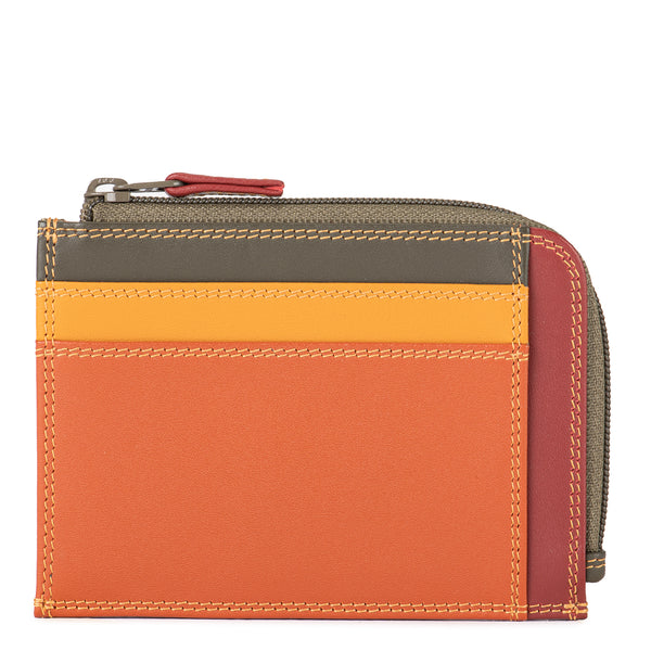 Zipped Coin Purse with C/C Holder Lucca front