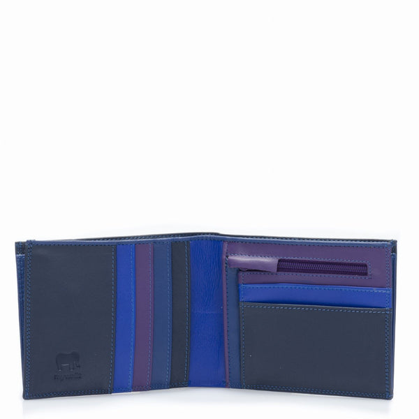 Wallet w/Zip Coin Section Kingfisher open