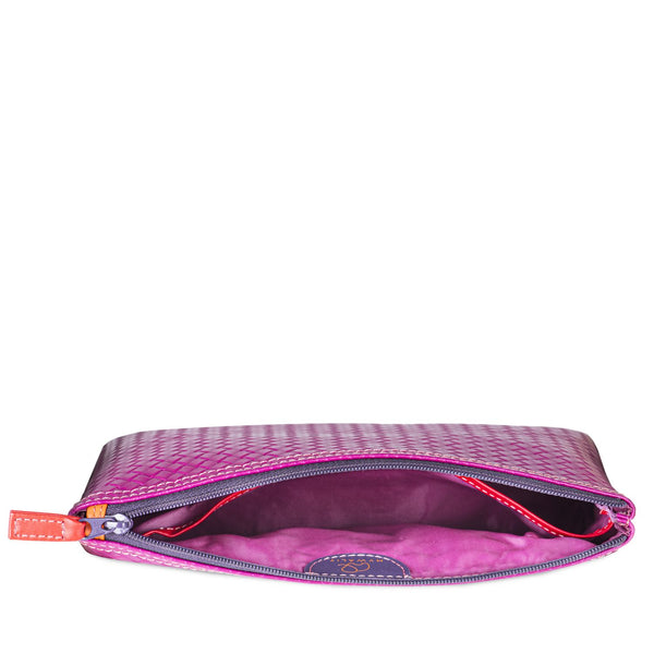 Large Make-Up Case  Sangria Multi inside