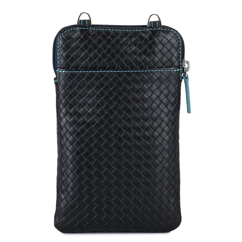 Cell Phone Neck Pouch Black/Pace back