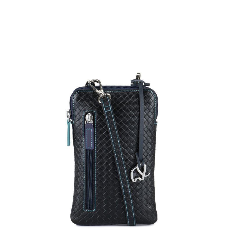 Cell Phone Neck Pouch Black/Pace front