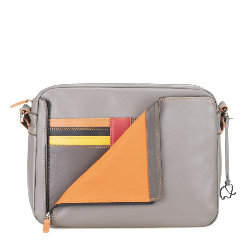 Medium Organiser Cross Body Bag Fumo front