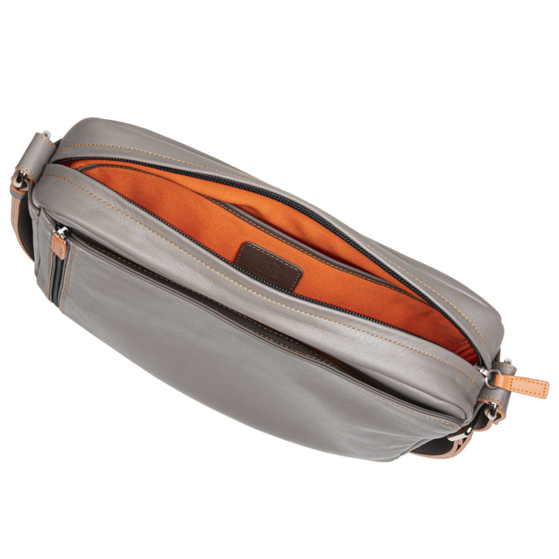 Medium Organiser Cross Body Bag Fumo inside