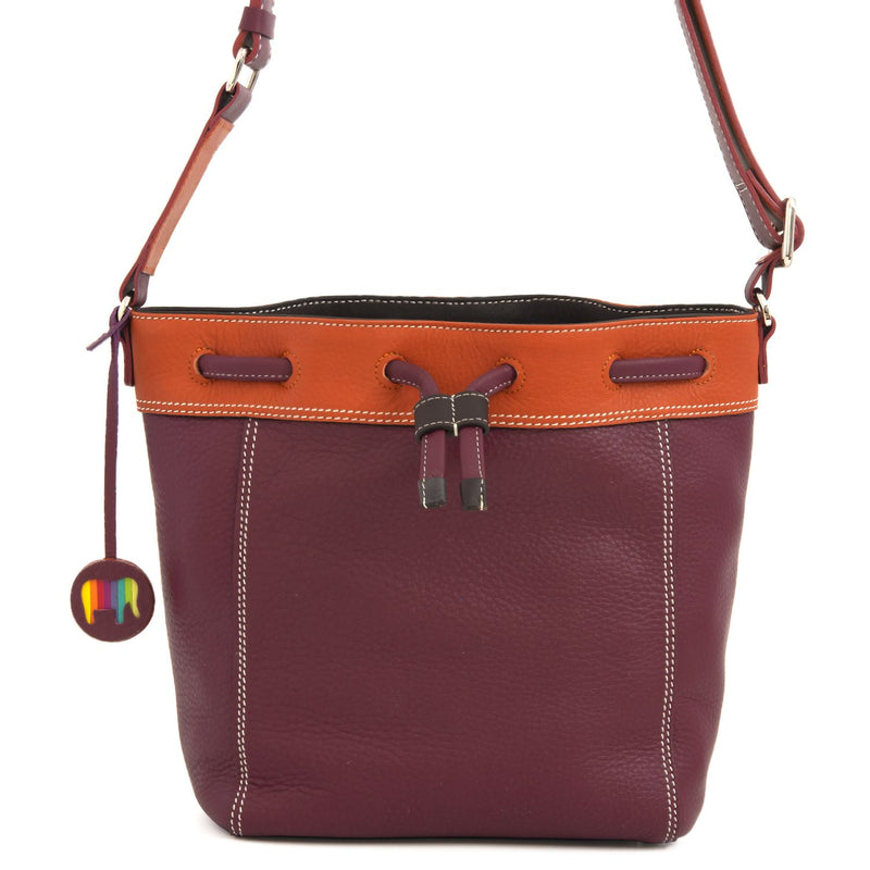 Drawstring Shoulder Bag Chianti front