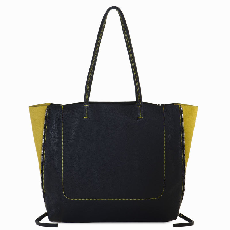 Shopper Black/Yellow back