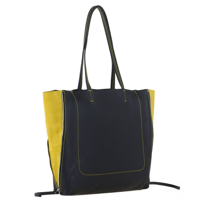 Shopper Black/Yellow side