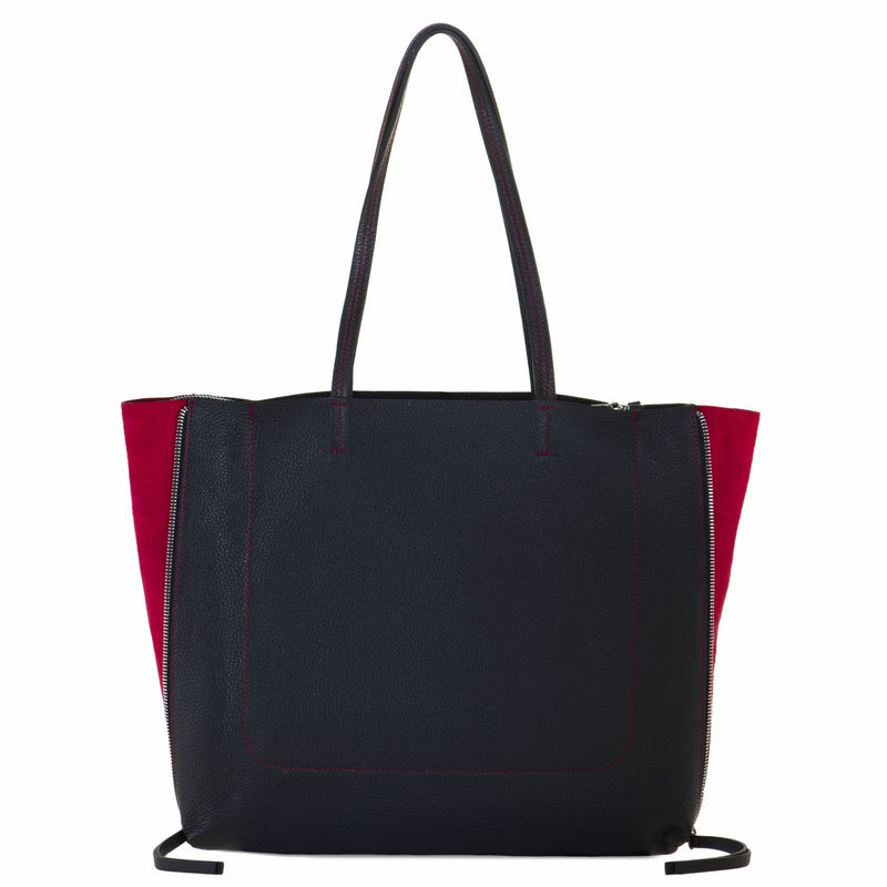 Shopper Black/Chianti back