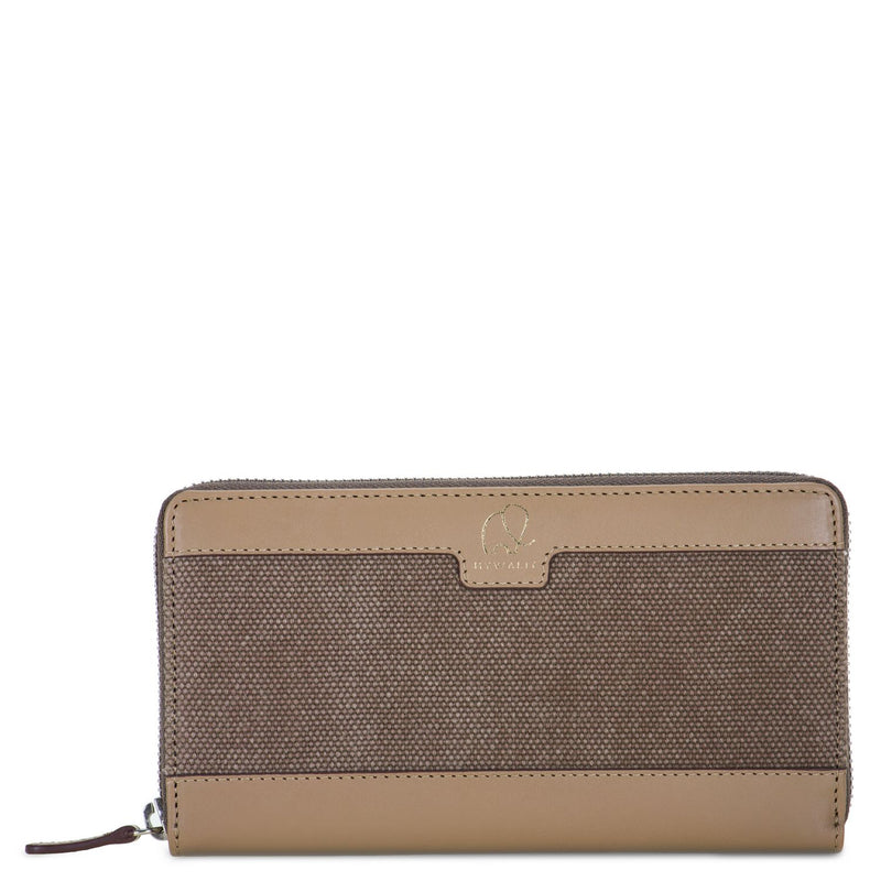 Zip Around Purse Olive front