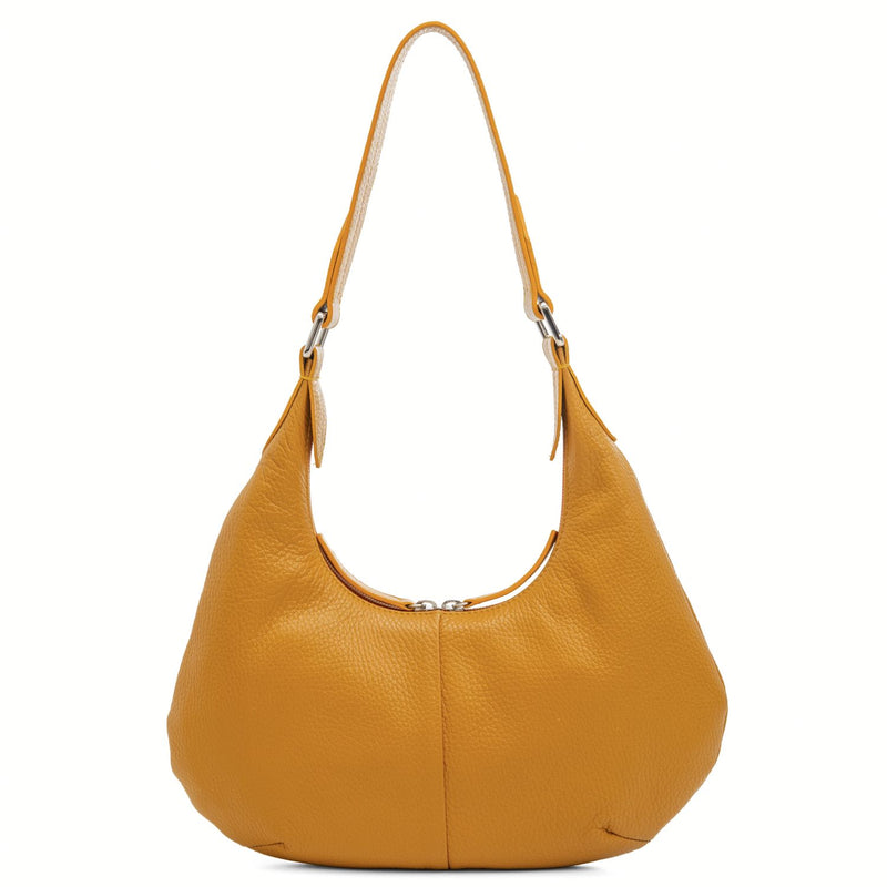 Small Underarm Shoulder Bag Yellow front