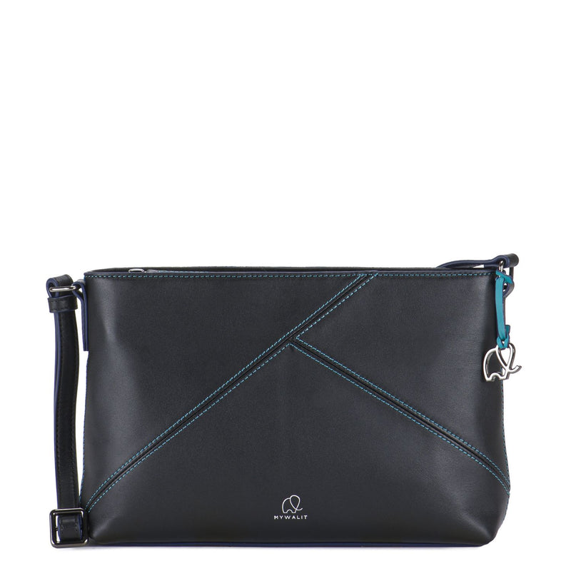 E/W Cross Body Bag Black front