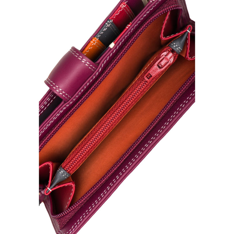 Large Wallet/Zip Purse Chianti inside