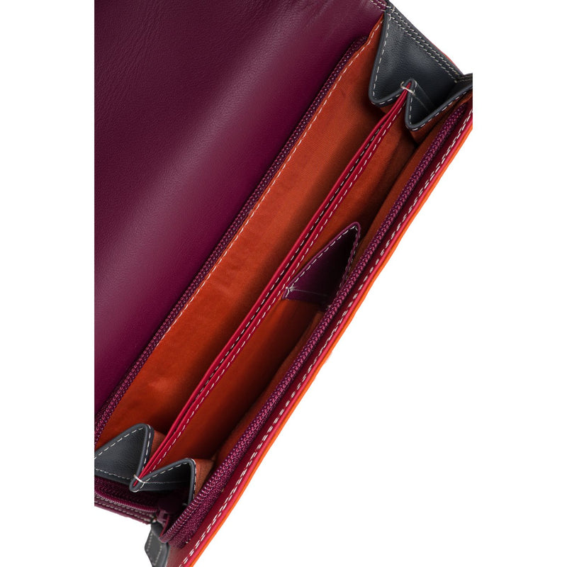 Tri-fold w/Outer Zip Purse Chianti inside