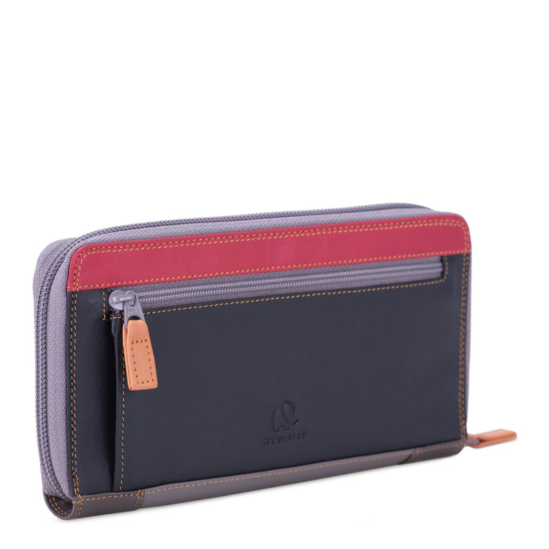 8 C/C Zip Around Purse w/Back Zip Fumo back