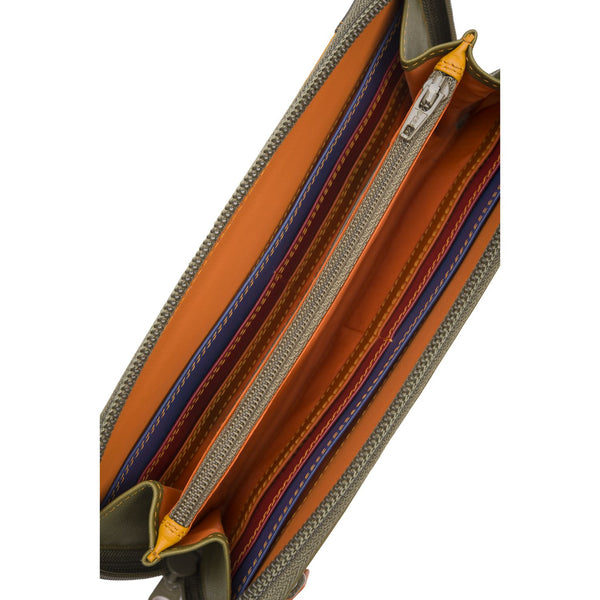 8 C/C Zip Around Purse w/Back Zip Lucca inside