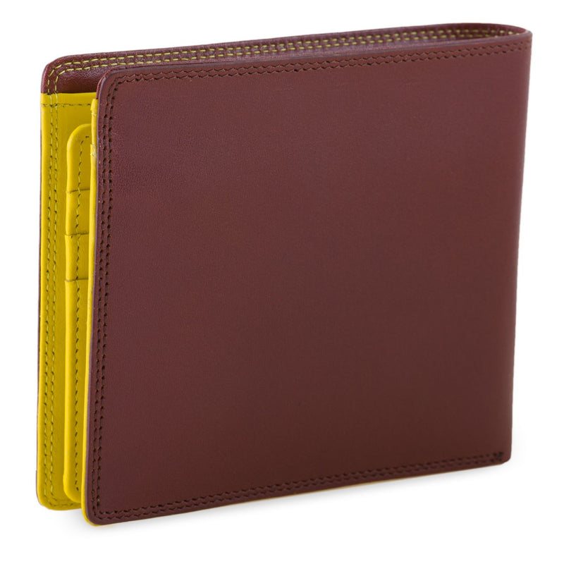 Large Flap Wallet w/Brite Lite Brown Lemon back