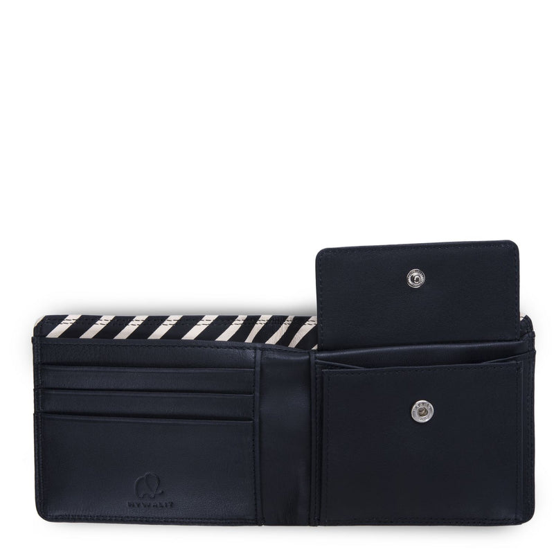 Standard Wallet w/Coin Pocket  Black open-detail