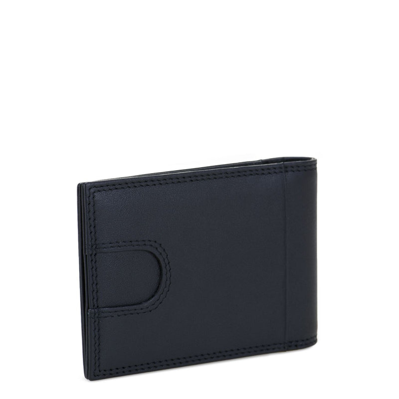 Bi Fold CC Holder Black back