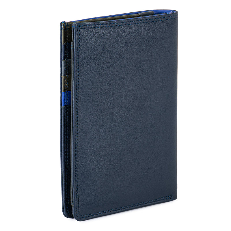 Vertical BiFold Wallet with Coin Pocket Midnight back