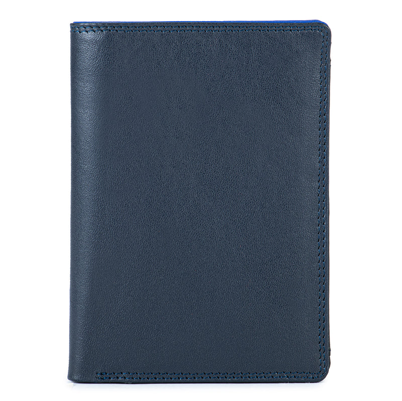 Vertical BiFold Wallet with Coin Pocket Midnight front