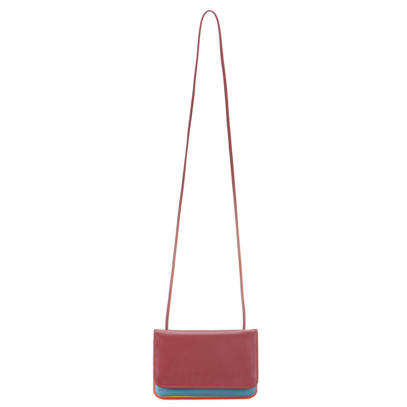 Full flap multicomp shlder clutch Vesuvio detail