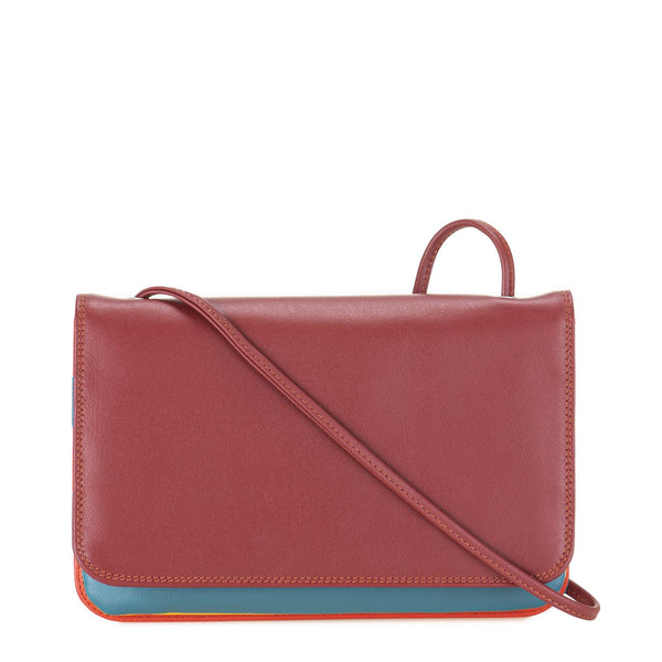 Full flap multicomp shlder clutch Vesuvio front