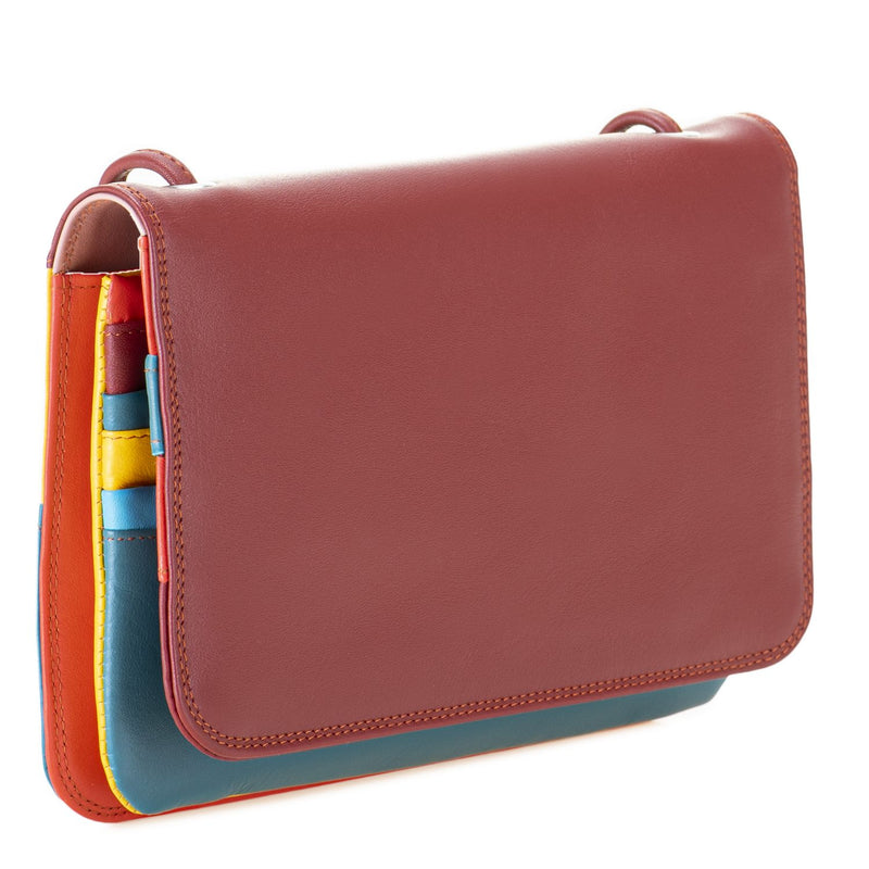 Full flap multicomp shlder clutch Vesuvio side