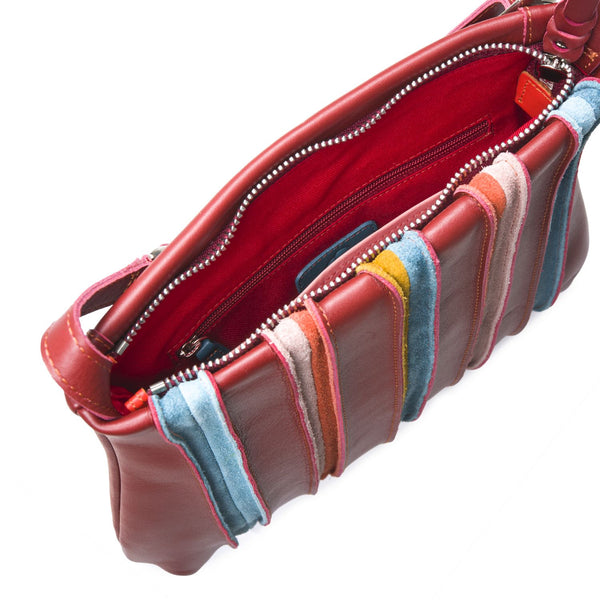 Medium Cross Body Bag Vesuvio inside