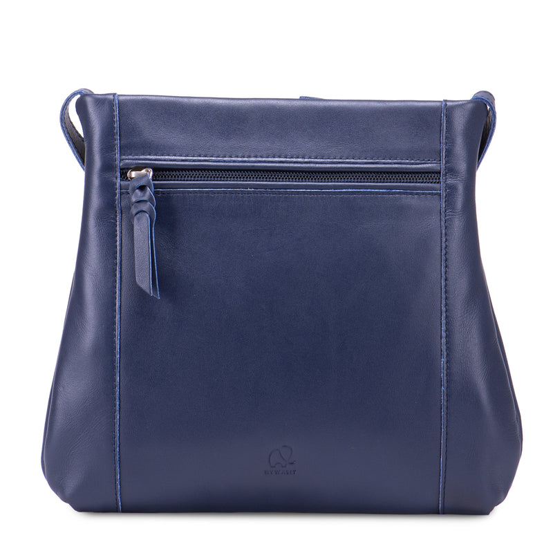 Medium Cross Body Bag Blue back