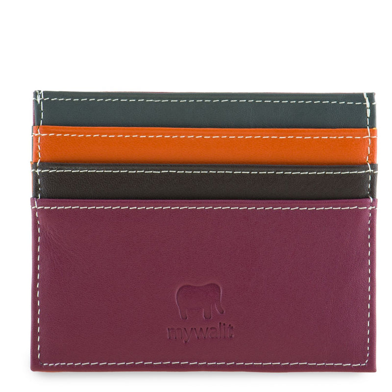 Double Sided Credit Card Holder Chianti front